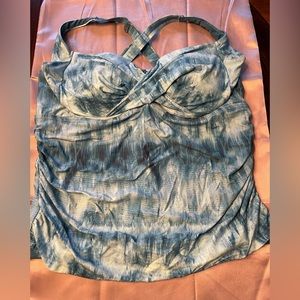 Tie dye tankini top